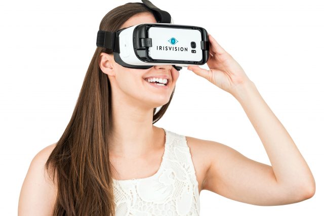 Young Woman Experiencing IrisVision