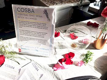 COSBA table display 350