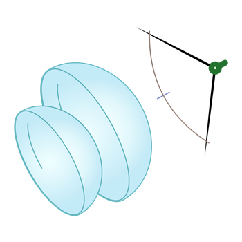 lenses with Large Diameter
