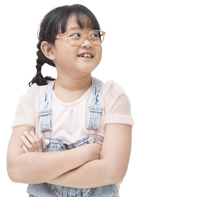Child Wear Glasses for Myopia