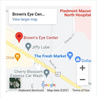 Browns Eye Center Map optimized