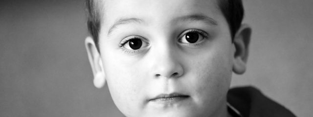 Eye doctor, little boy black & gray in Lenexa, Kansas