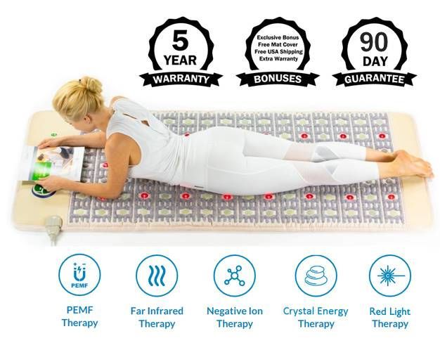 healthywave 5 therapy infrared pemf mat