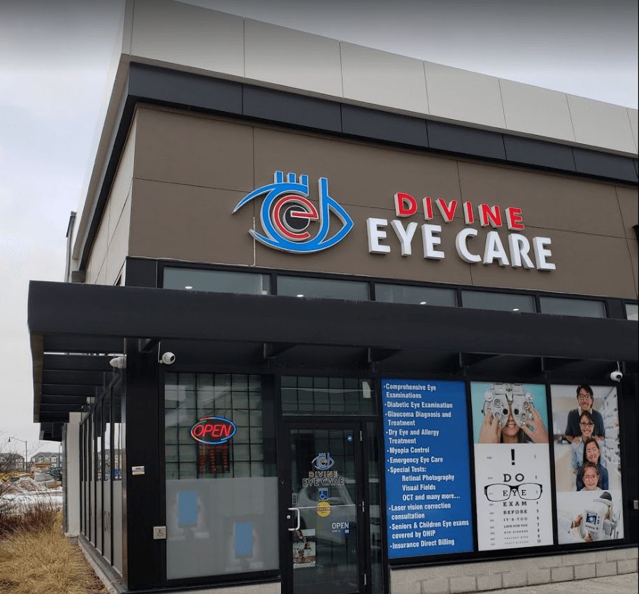 Outside Divine Eye Care