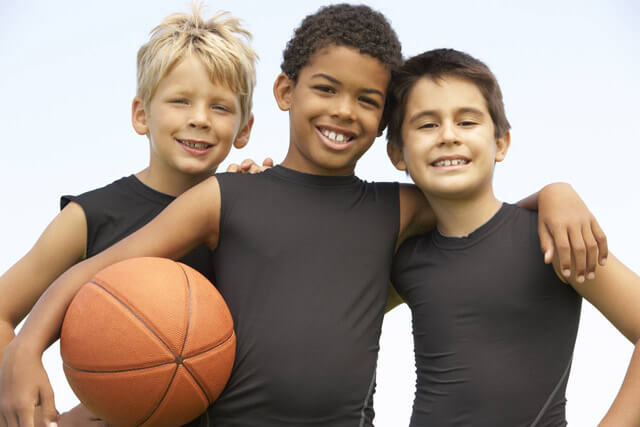 Three Young Boys Basket Ball 1280x853