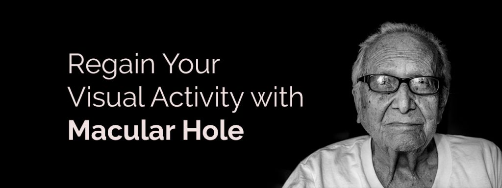 visual activity with macular hole