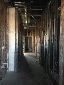 Under construction - Hallway to eye exam room Commerce City, CO