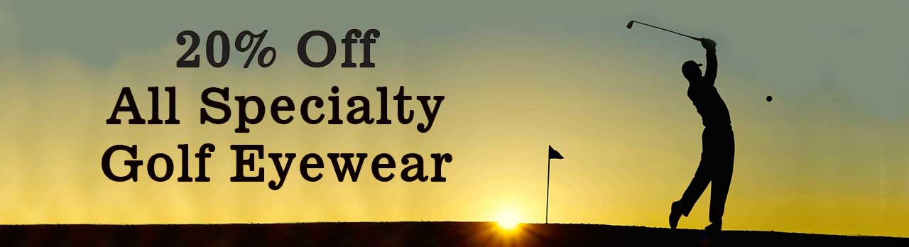 banner for golf eyewear