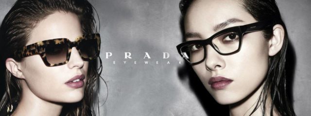 Women Wearing Prada Designer Eyeglass Frames
