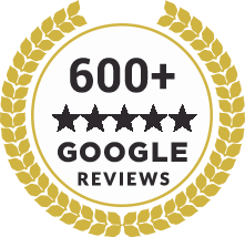 600 Reviews Badge