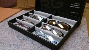 glasses in a box
