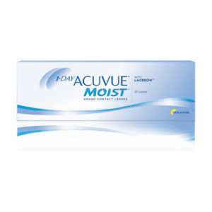 Johnson and Johnson 1 Day Acuvue Moist Contact Lenses