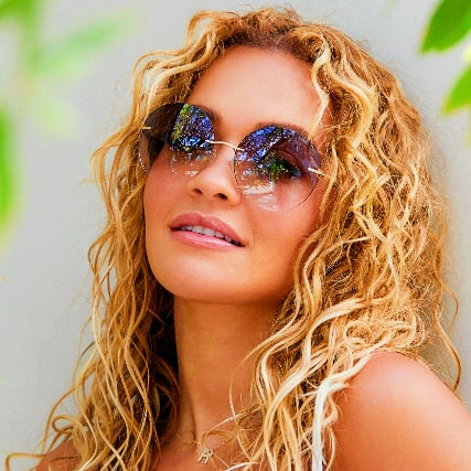 blond woman wearing silhouette sunglasses_427x427