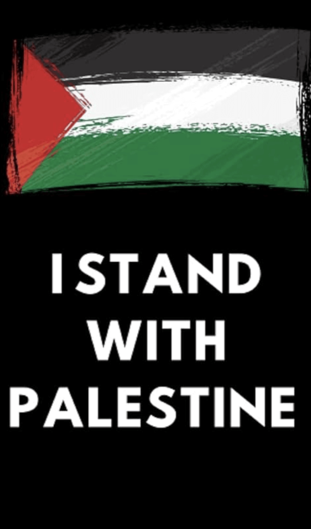 i stand with palestine