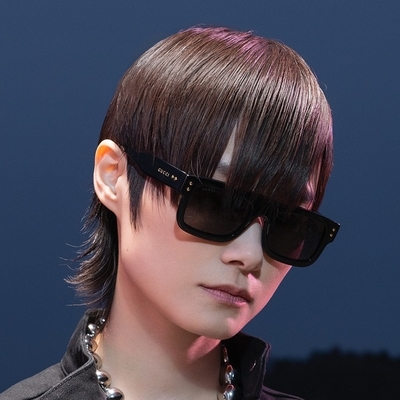 asian person wearing gucci sunglasses 400x400