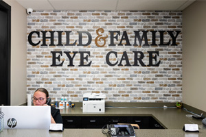 child and family eye care front desk