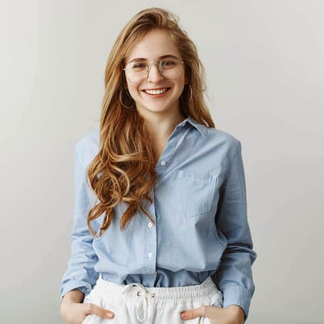 young woman with glasses optimised