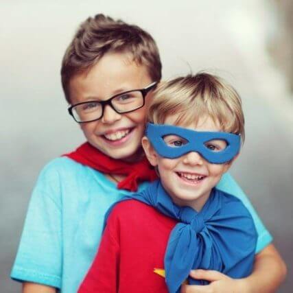 kids dressed up as superheroes 640x640