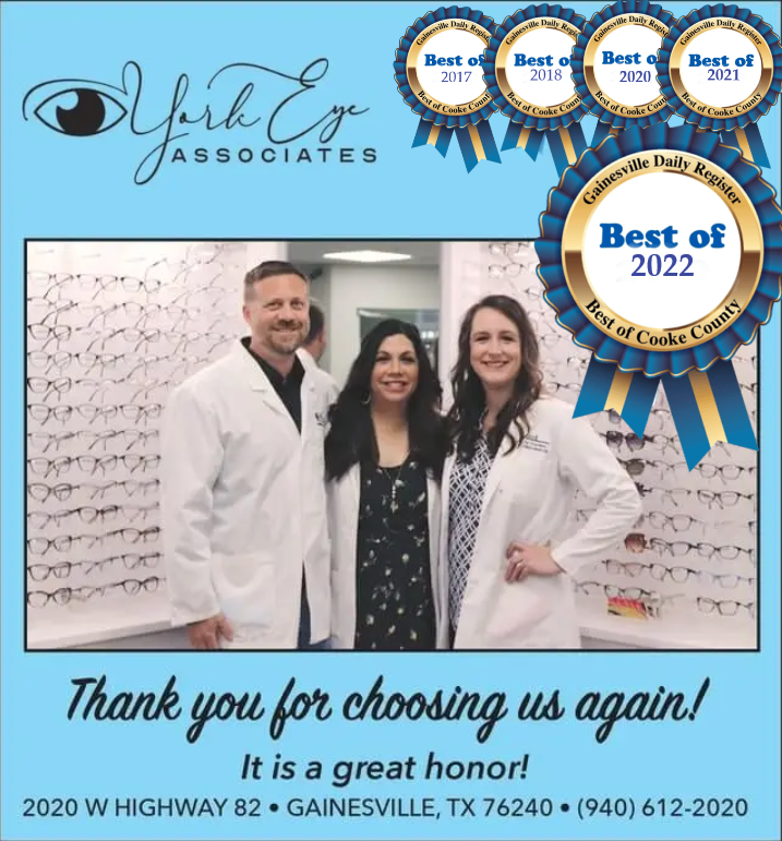 Your Gainesville Optometrist Award for 2021