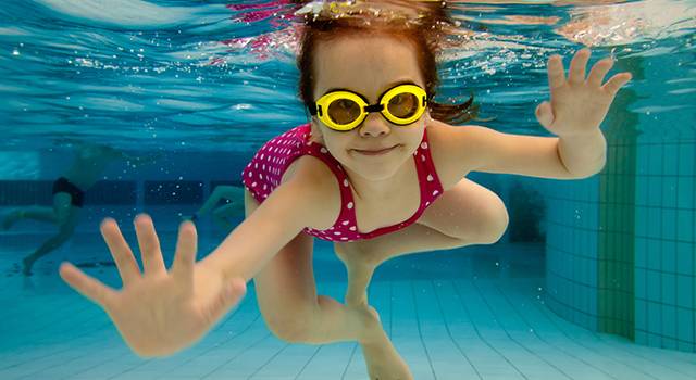 Girl Swimming Goggles