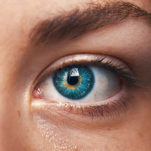 blue eye upclose