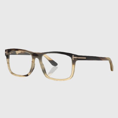 pair of tom ford gold rimmed eyeglasses
