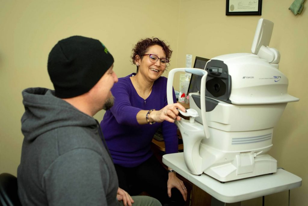 Advanced screening before an eye exam