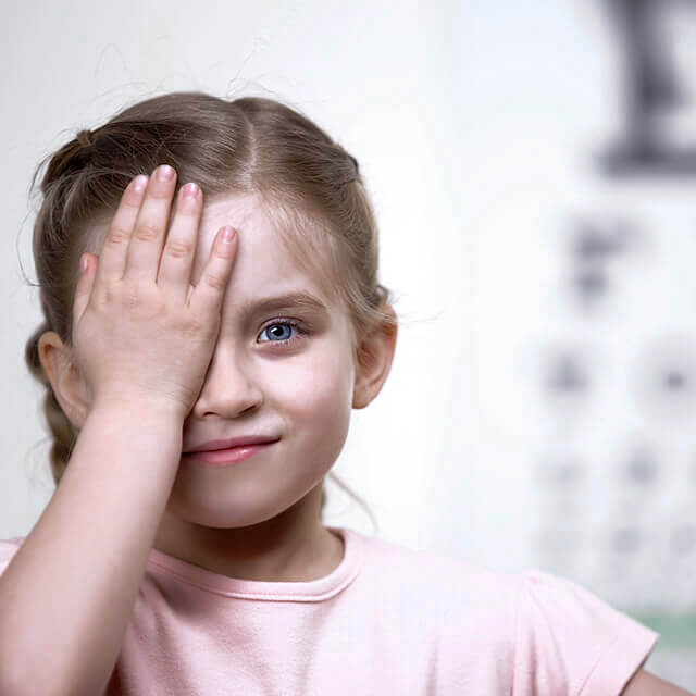 pediatric myopia management eye test