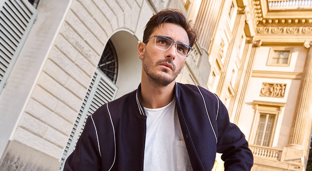 Man wearing MODO eyeglasses