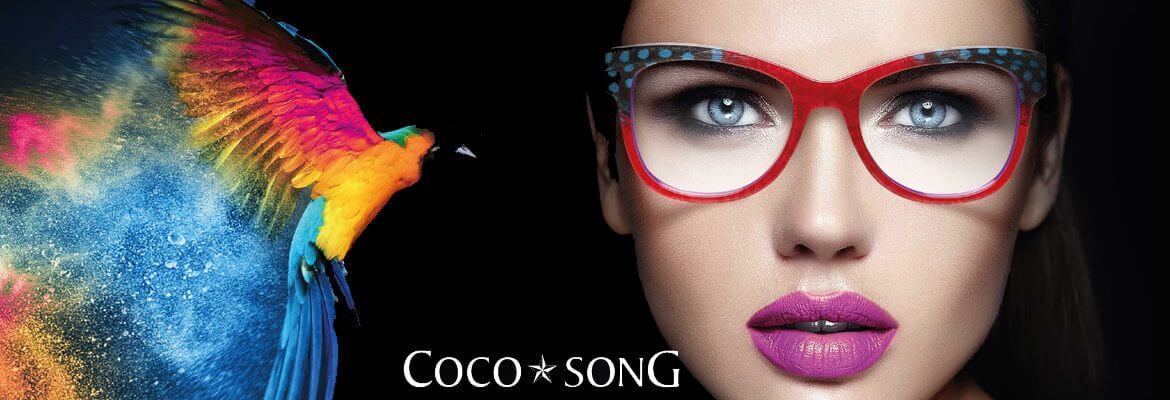 Woman Wearing Coco Song Designer Eyeglass Frames
