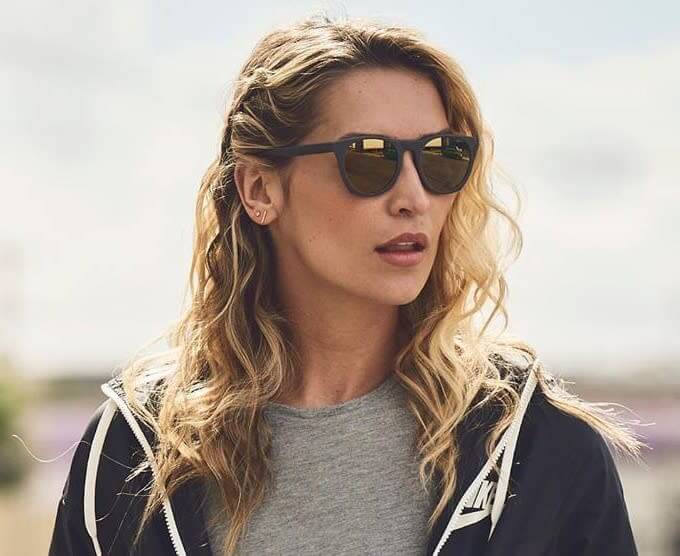 Woman modeling Nike Sunglasses