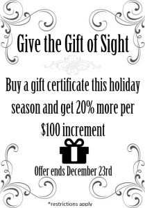 jacksoneyecenter-Give the gift of sight