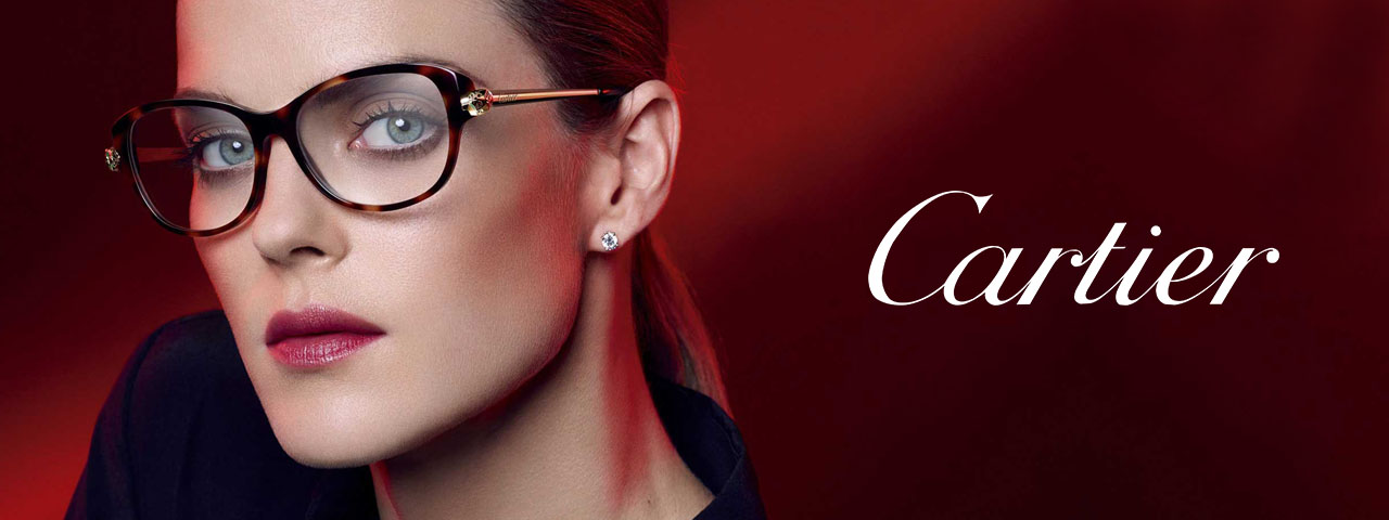Woman Wearing Cartier Designer Eyewear