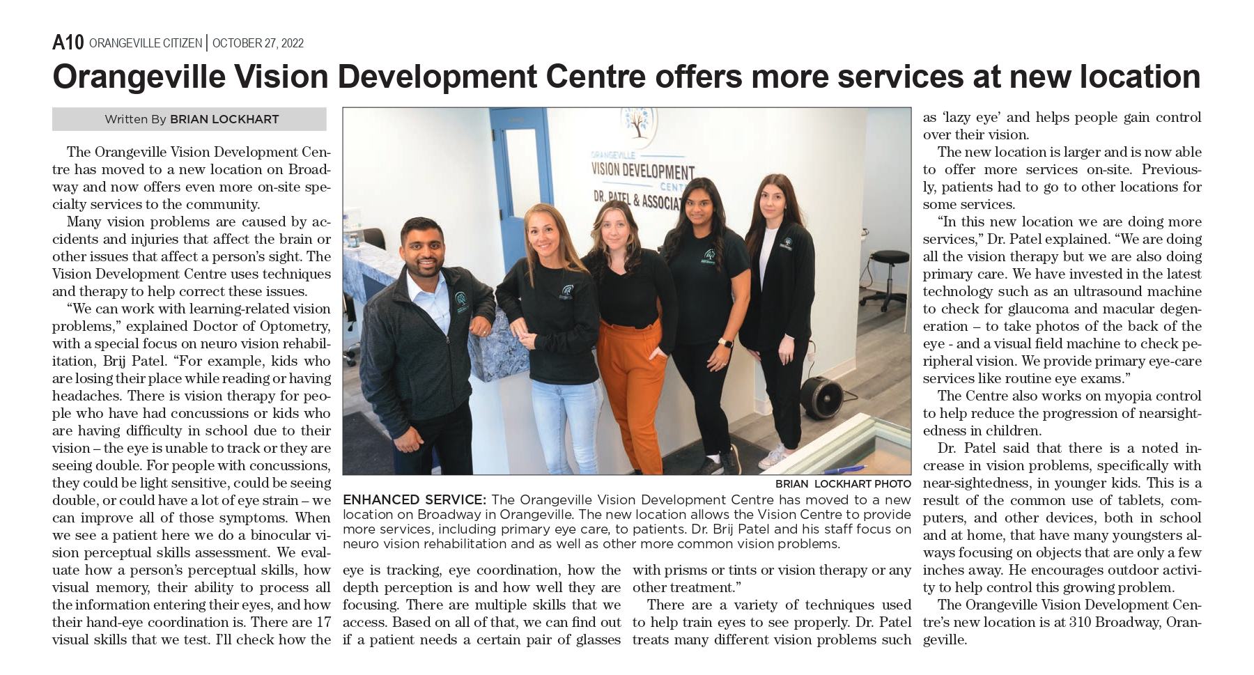 NEW Orangeville News Paper Article page 0001