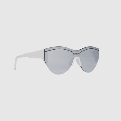 pair of transparent balenciaga sunglasses