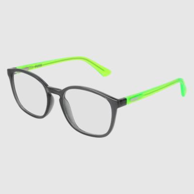 pair of grey and green puma kids eyeglasses