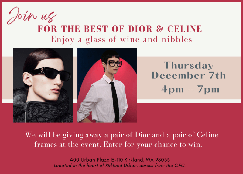 pop up Dec 7th Dior and Celine