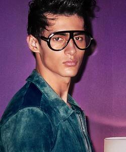 man wearing tom ford eyeglasses