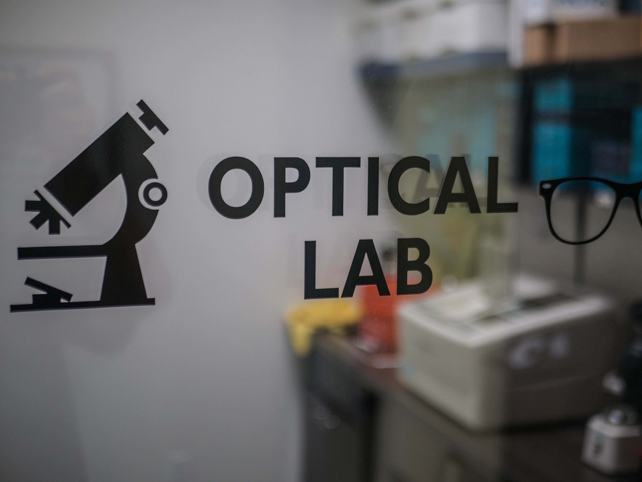 Todays Vision Cypress Optical Lab Door