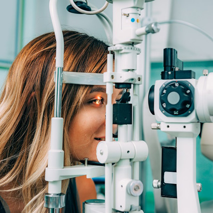 slit lamp contacts exam opt