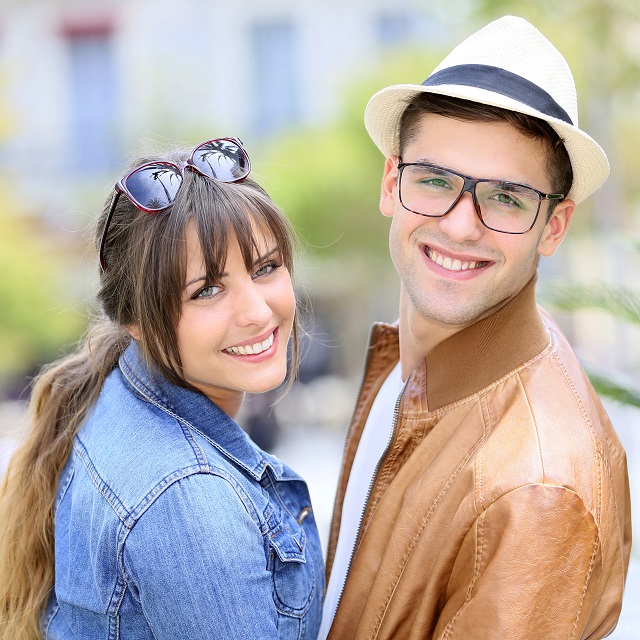 Couple wearing eyeglasses in Miamisburg