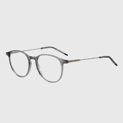 pair of gray hugo boss eyeglasses