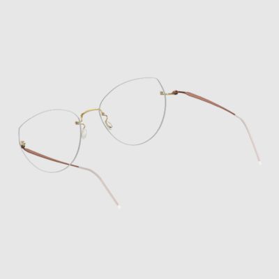 pair of rimless lindberg eyeglasses