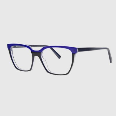 pair of dark blue lafont eyeglasses