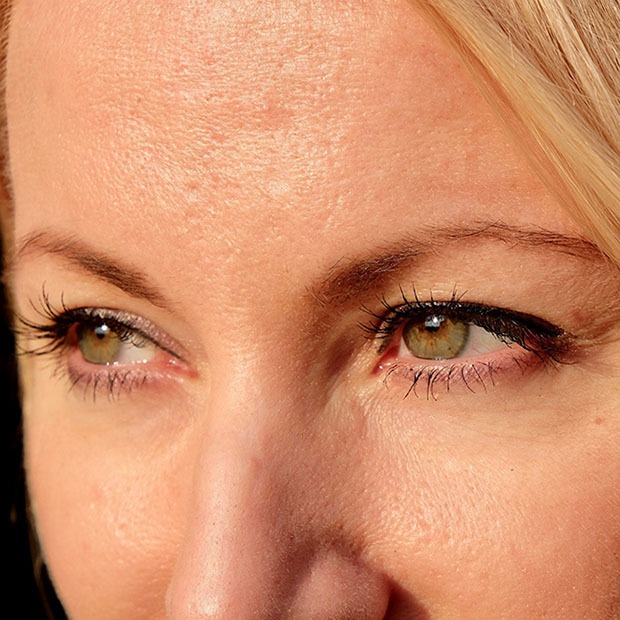 Close up shot of a womans eyes