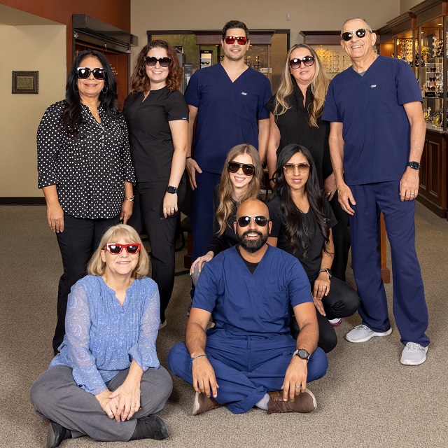 Tempe Eyecare Associates Team wearing sunglasses