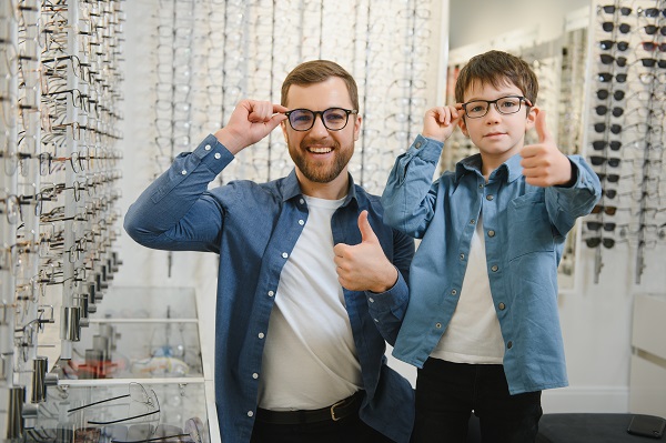 Father and Son Eyeglasses