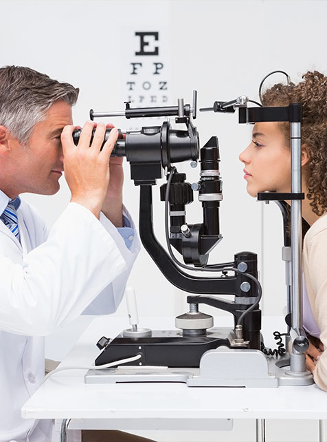 Doctor Eye Exam Female Patient