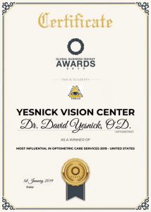 2019 Most Influential in Optometric Care Services 2019 United States