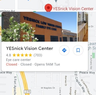 YESnick Vision Center Map June2021